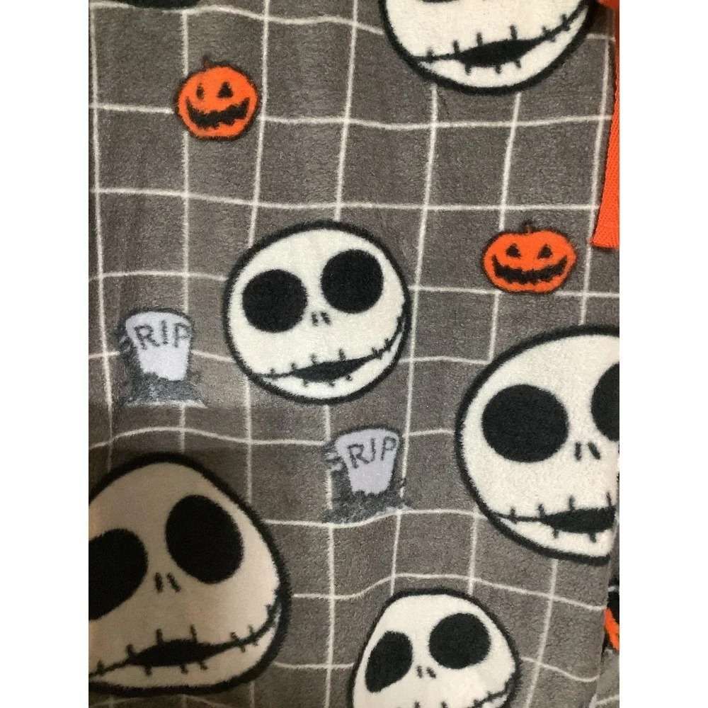 Nightmare Before Christmas Halloween Fleece Pajama Pants Size XL Unisex NEW